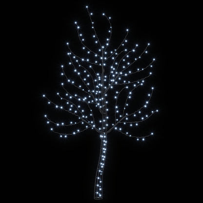 Albero di Natale da parete a LED 150 cm 140 LED Bianco freddo