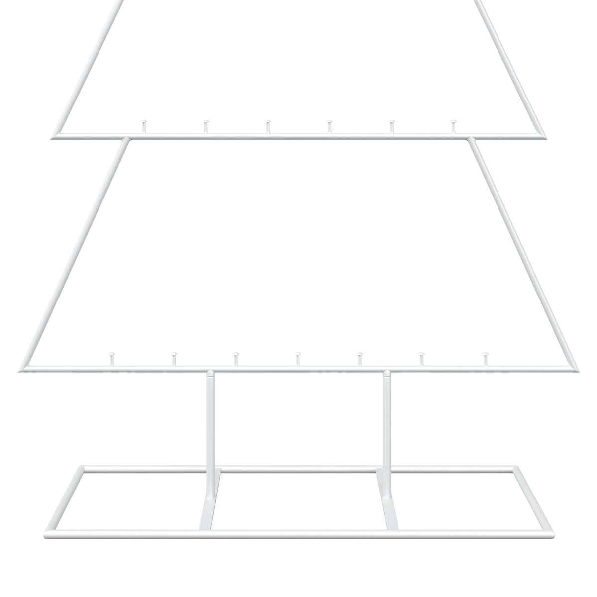 Albero di Natale in metallo con supporto KUOPIO 150 cm Acciaio | homemem39