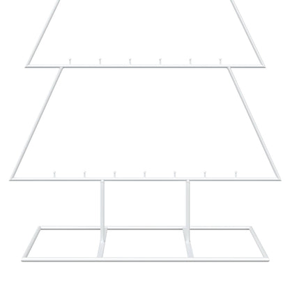 Albero di Natale in metallo con supporto KUOPIO 150 cm Acciaio | homemem39