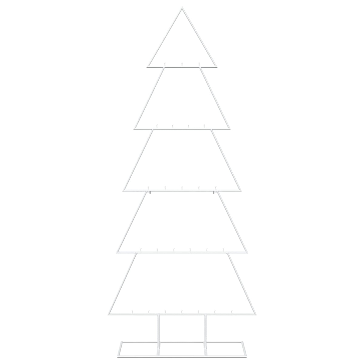 Albero di Natale in metallo con supporto KUOPIO 150 cm Acciaio | homemem39