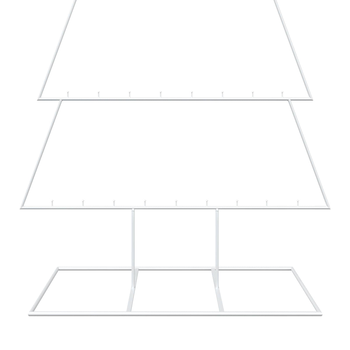Albero di Natale in metallo con supporto KUOPIO 210 cm Acciaio