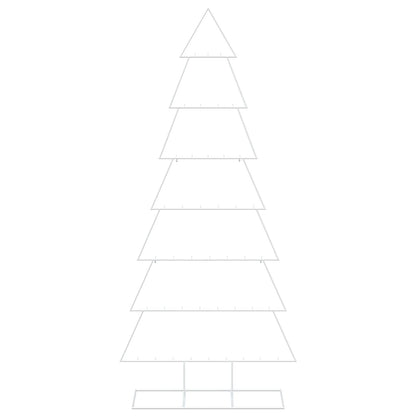 Albero di Natale in metallo con supporto KUOPIO 210 cm Acciaio