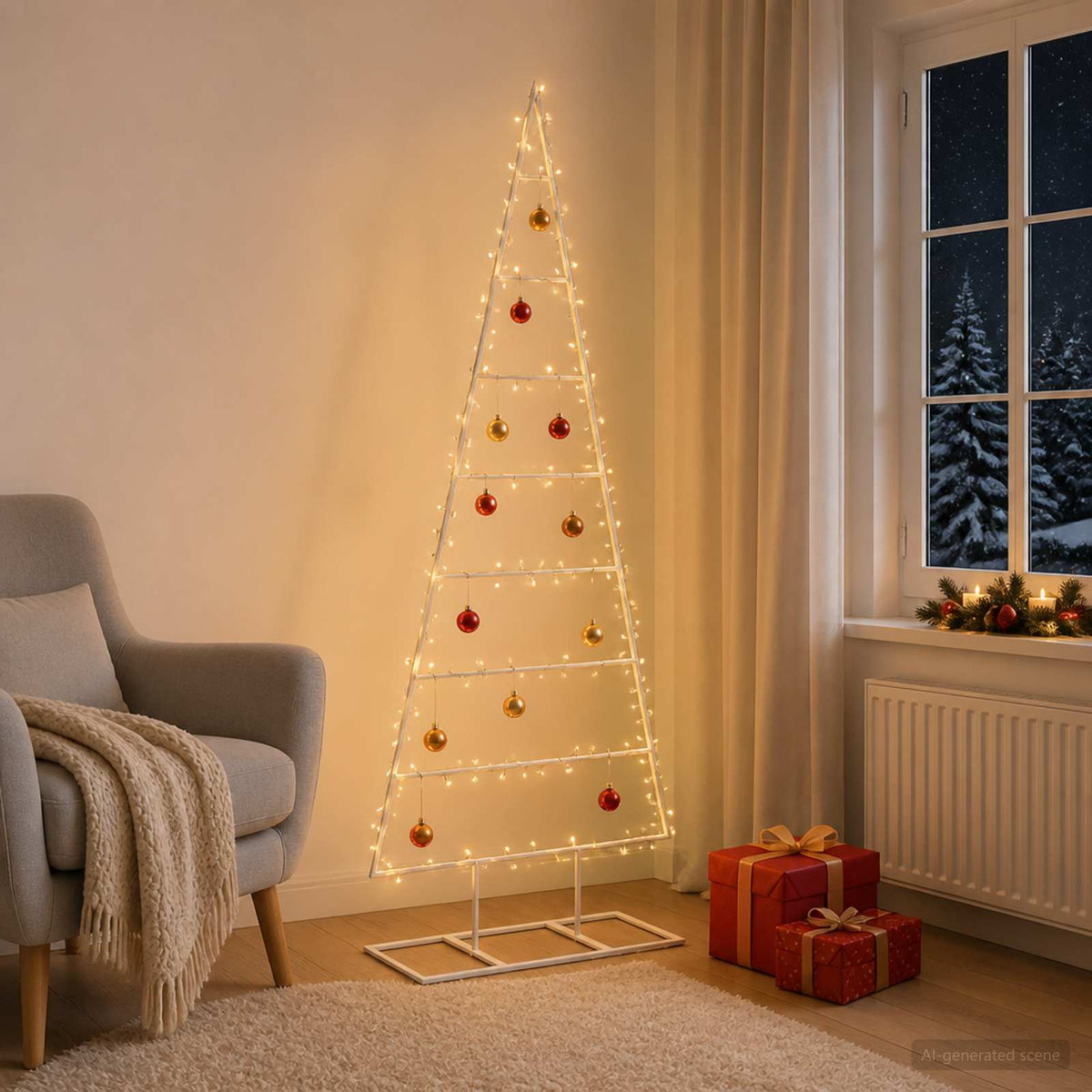 Albero di Natale in metallo KUOPIO 150 cm | homemem39