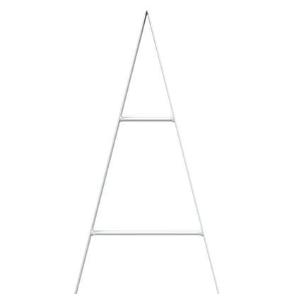 Albero di Natale in metallo KUOPIO 90 cm Acciaio Bianco | homemem39