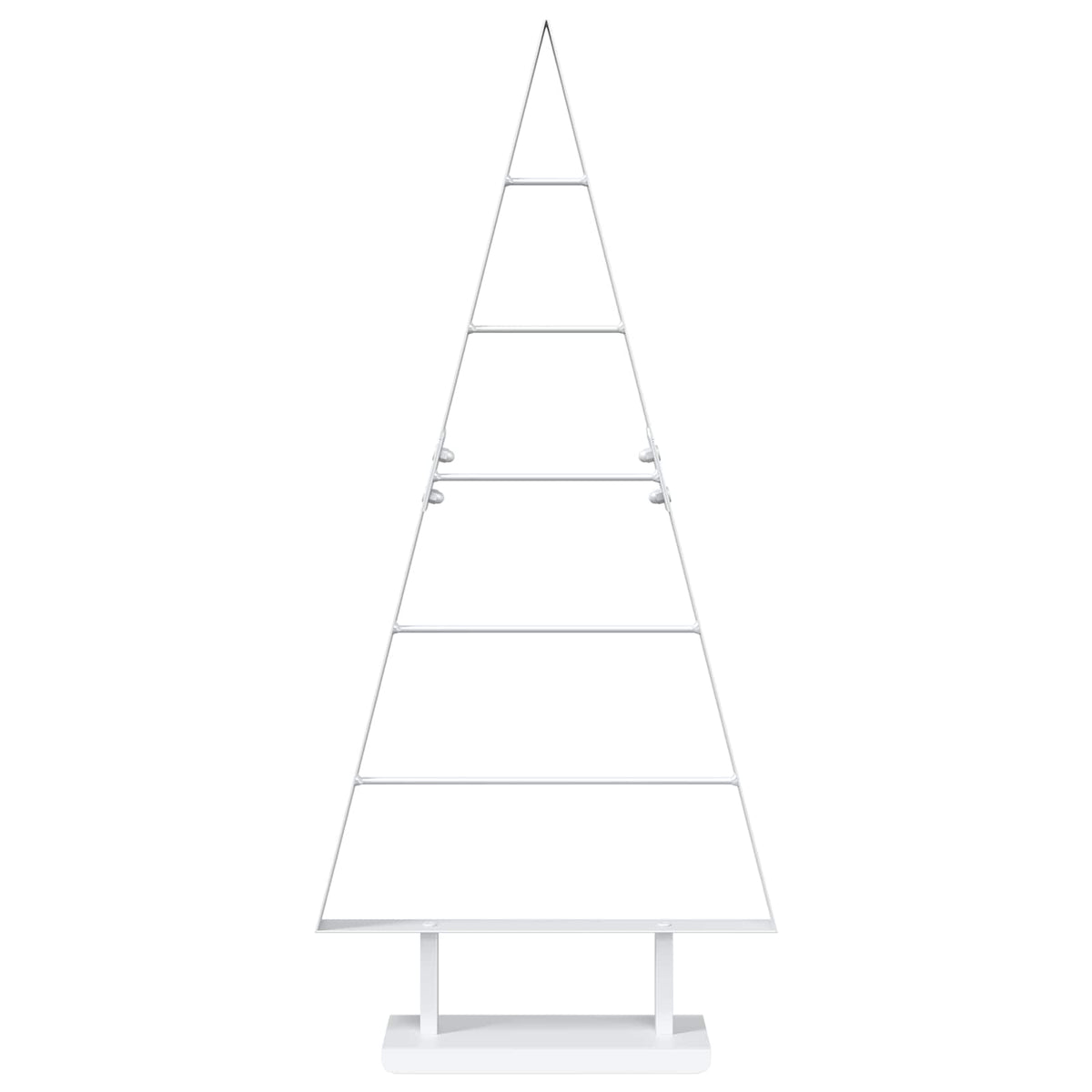 Albero di Natale in metallo KUOPIO 90 cm Acciaio Bianco | homemem39