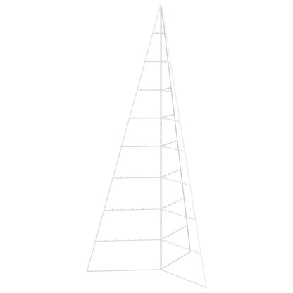 Albero di Natale in metallo KUOPIO 210 cm Acciaio Bianco | homemem39