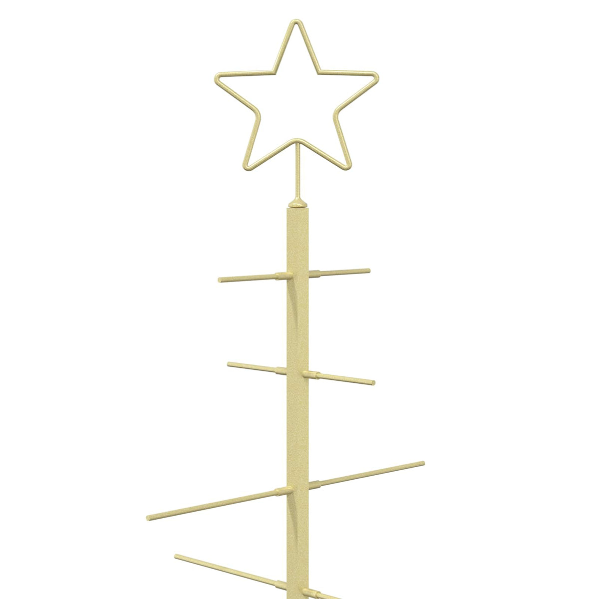 Albero di Natale in metallo con supporto KUOPIO 90 cm Acciaio