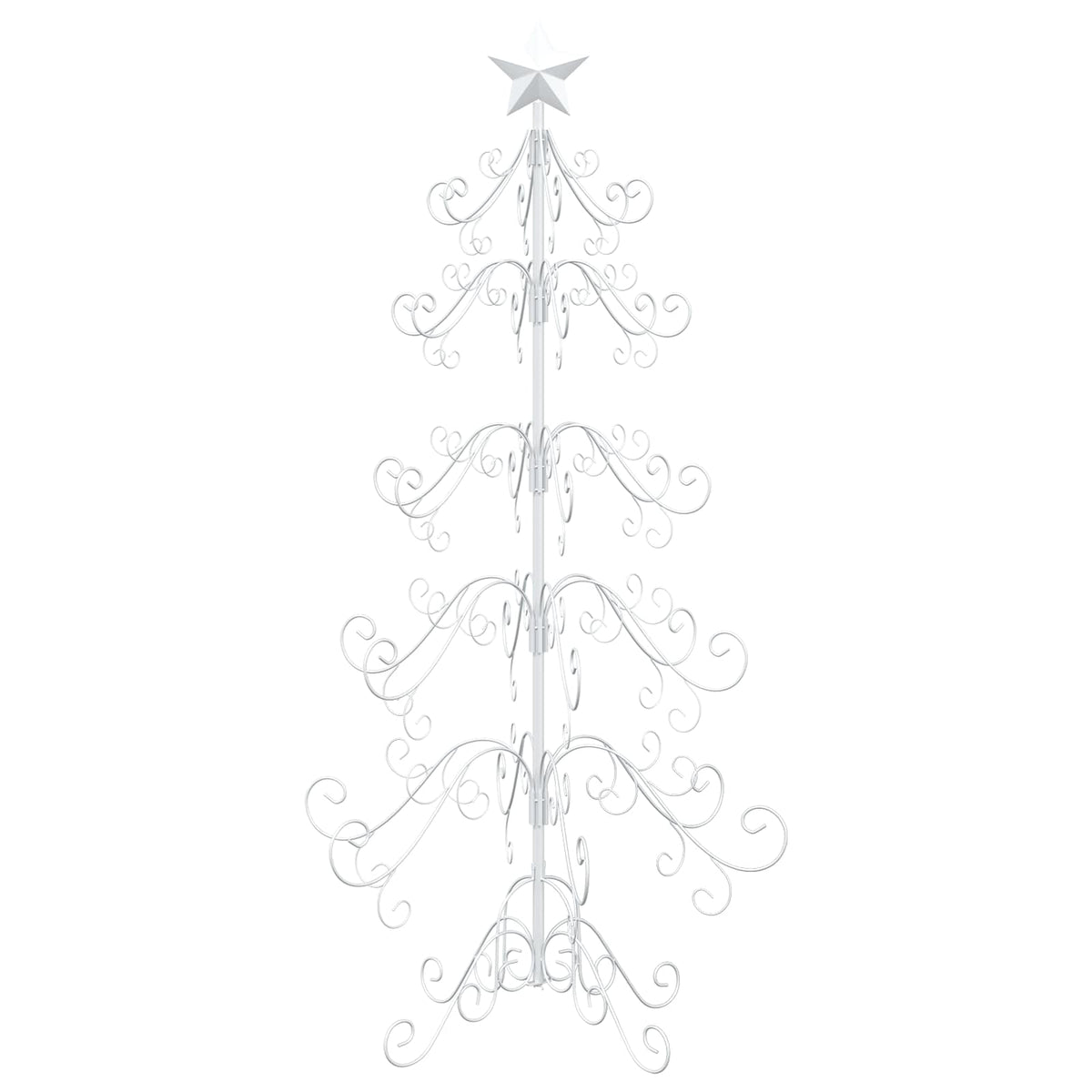 Albero di Natale in metallo KUOPIO 150 cm acciaio White | homemem39