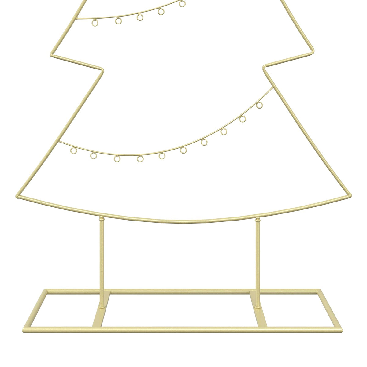 Albero di Natale in metallo con supporto KUOPIO 210 cm Acciaio | homemem39