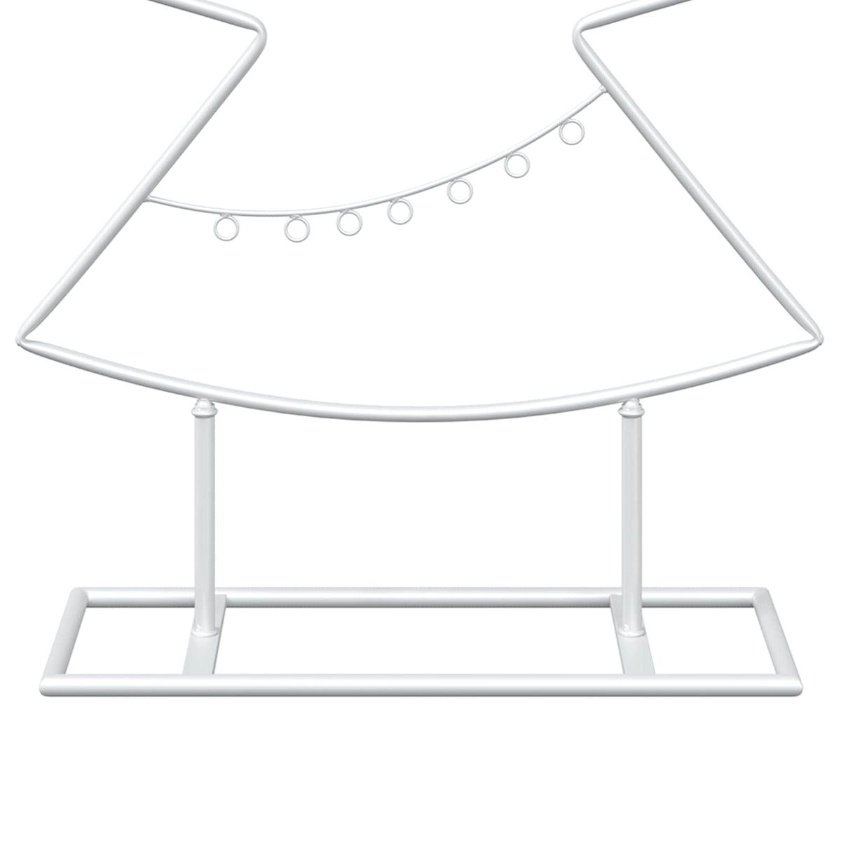 Albero di Natale in metallo con supporto KUOPIO 125 cm Acciaio | homemem39