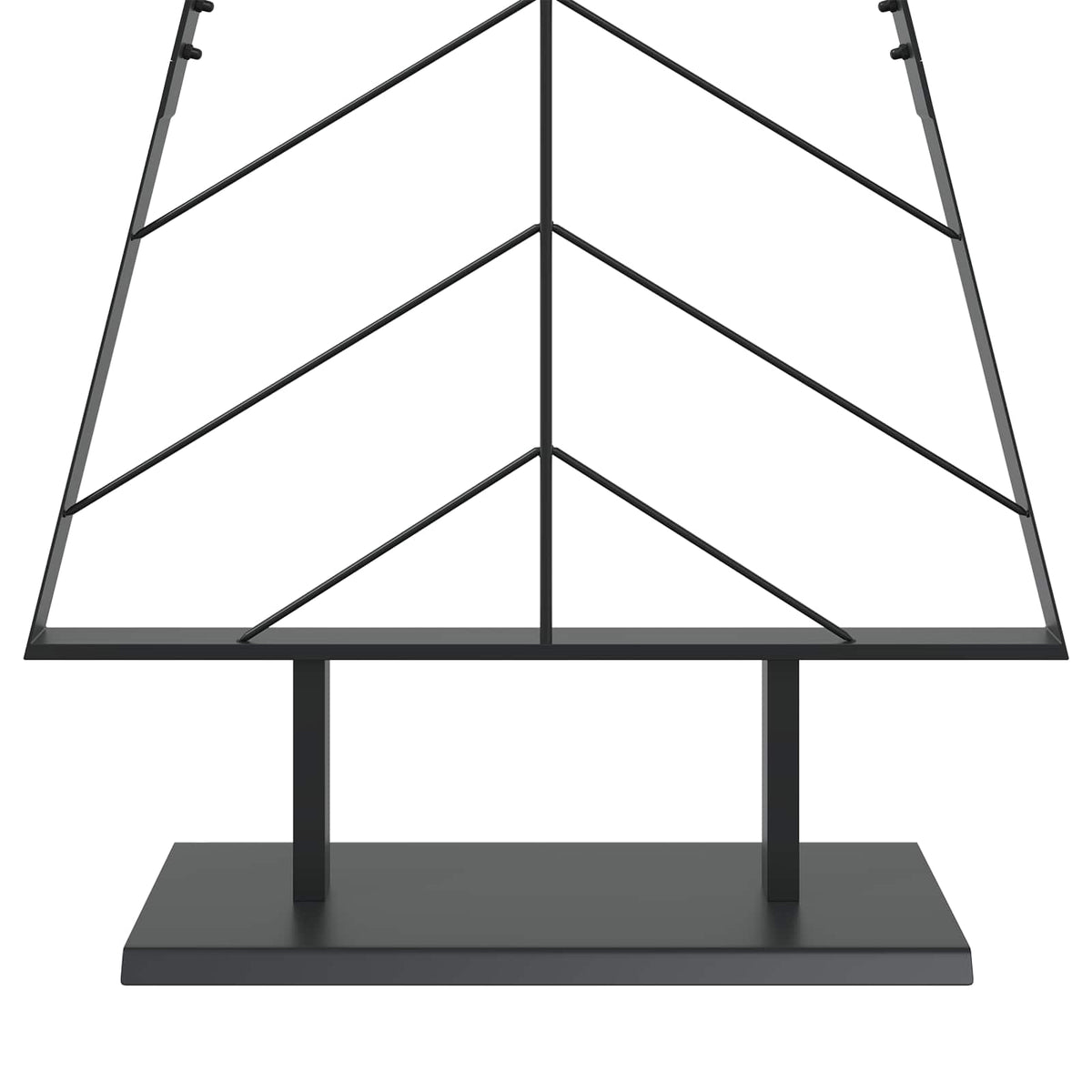 Albero di Natale in metallo con supporto KUOPIO 150 cm Acciaio | homemem39