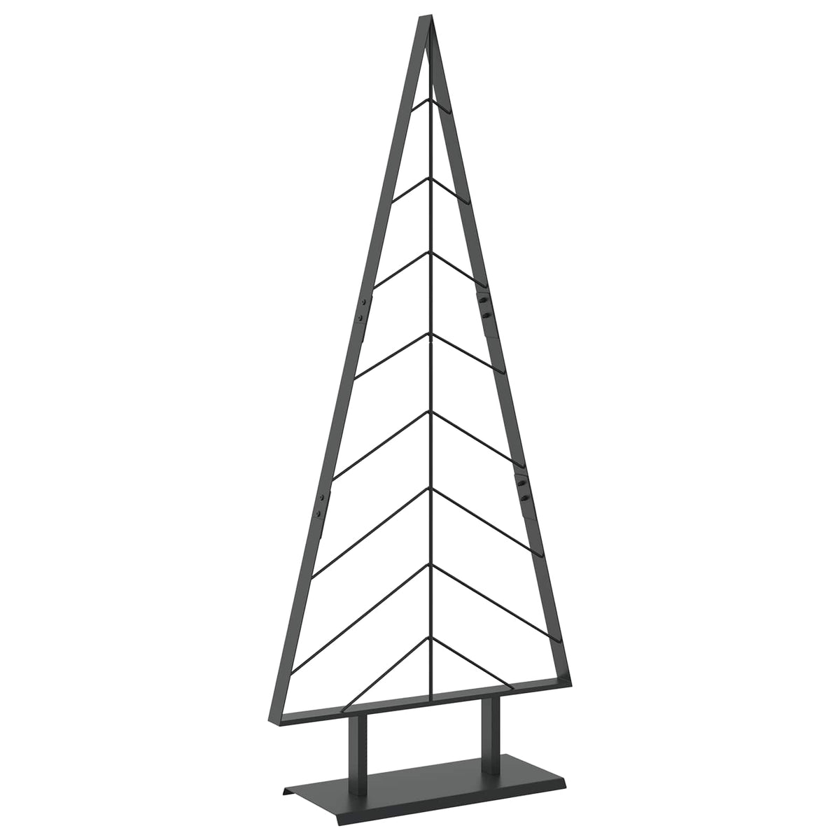 Albero di Natale in metallo con supporto KUOPIO 150 cm Acciaio | homemem39