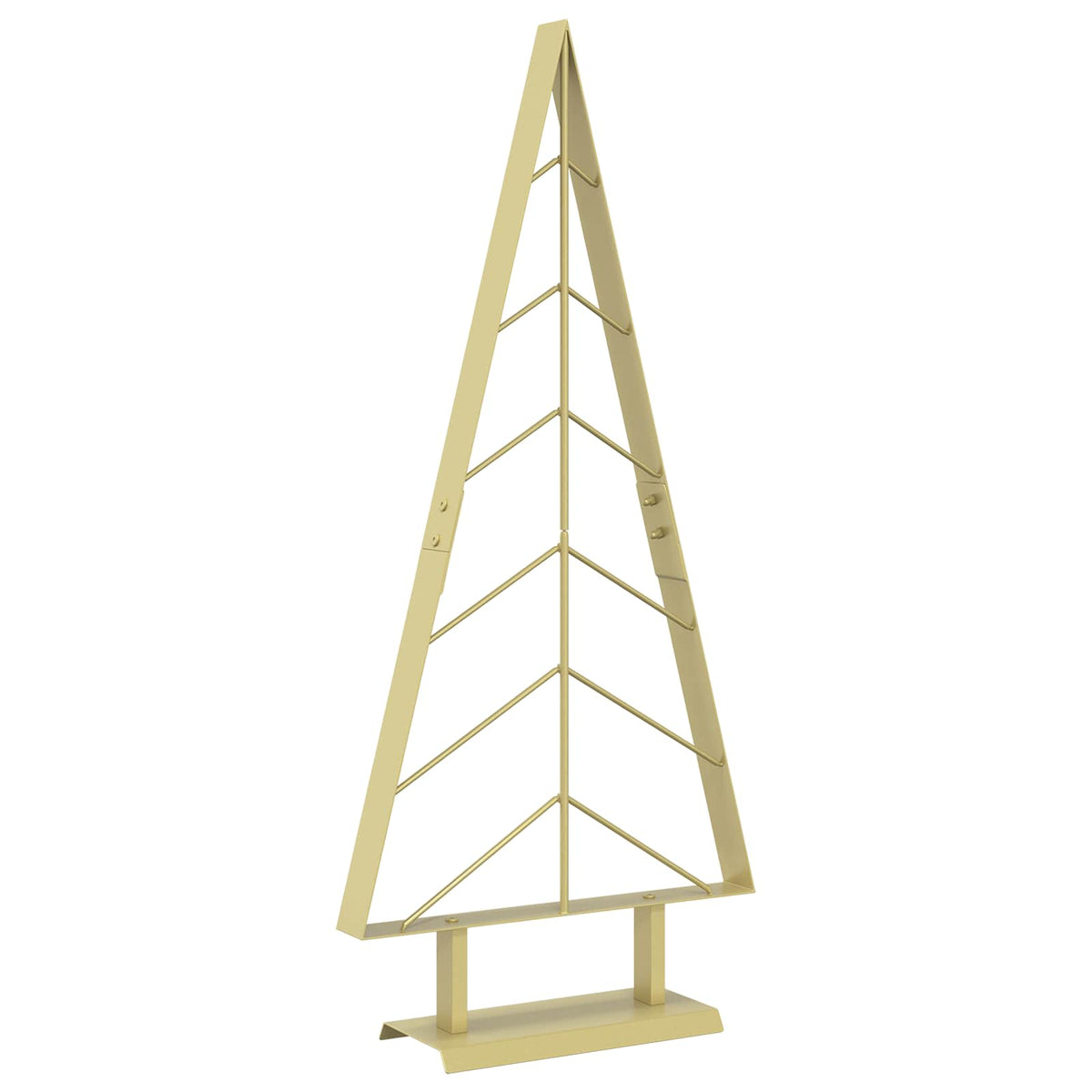 Albero di Natale in metallo con supporto KUOPIO 90 cm Acciaio