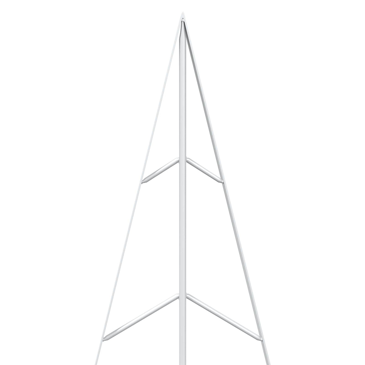 Albero di Natale in metallo con supporto KUOPIO 125 cm Acciaio