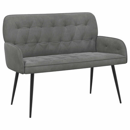 Divano a 2 posti con gambe in metallo 2 posto Grigio Scuro | homemem39