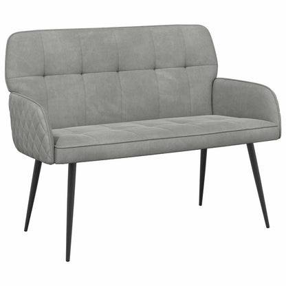 Divano a 2 posti con gambe in metallo 2 posto Grigio Chiaro | homemem39