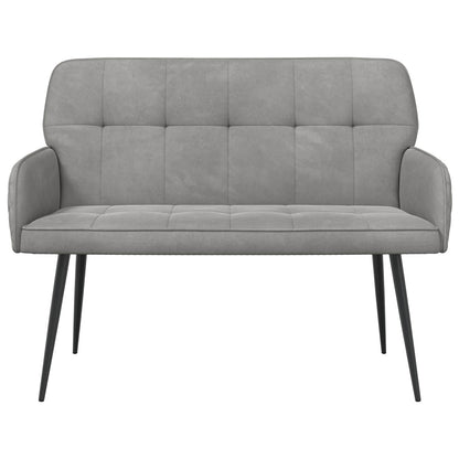 Divano a 2 posti con gambe in metallo 2 posto Grigio Chiaro | homemem39