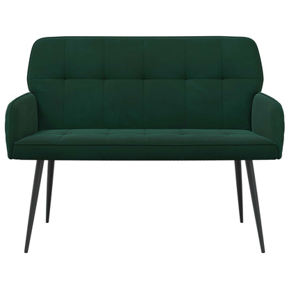 Divano a 2 posti con gambe in metallo 2 posto Verde Scuro | homemem39