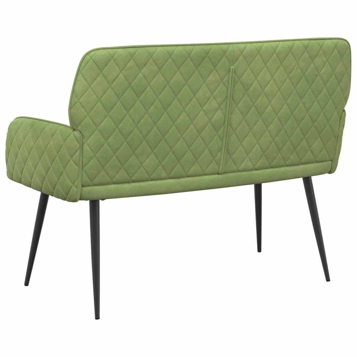 Divano a 2 posti con gambe in metallo 2 posto Verde chiaro | homemem39