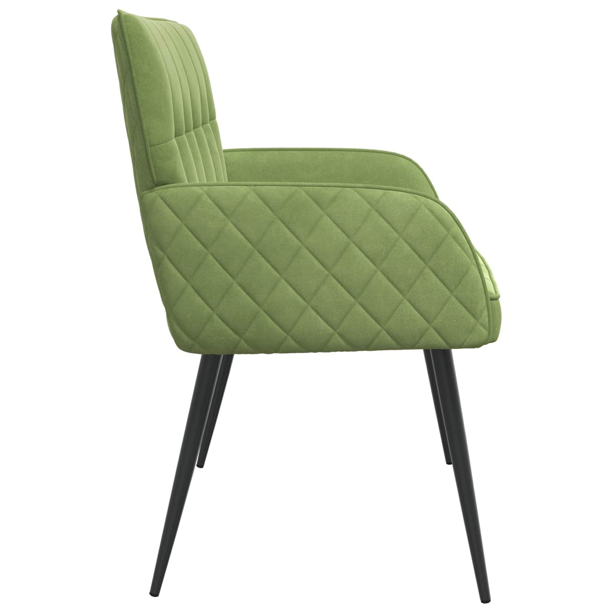 Divano a 2 posti con gambe in metallo 2 posto Verde chiaro | homemem39