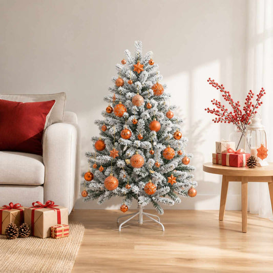 Set di Palline di Natale 88 pz Bronzo Diam. 6 cm Plastica