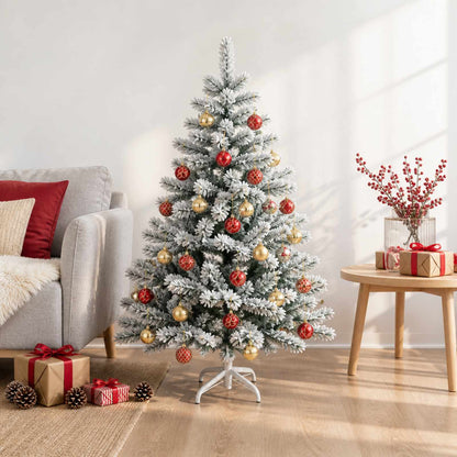 Set di Palline di Natale 30 pz Oro e Rosso Ø 6 cm Plastica