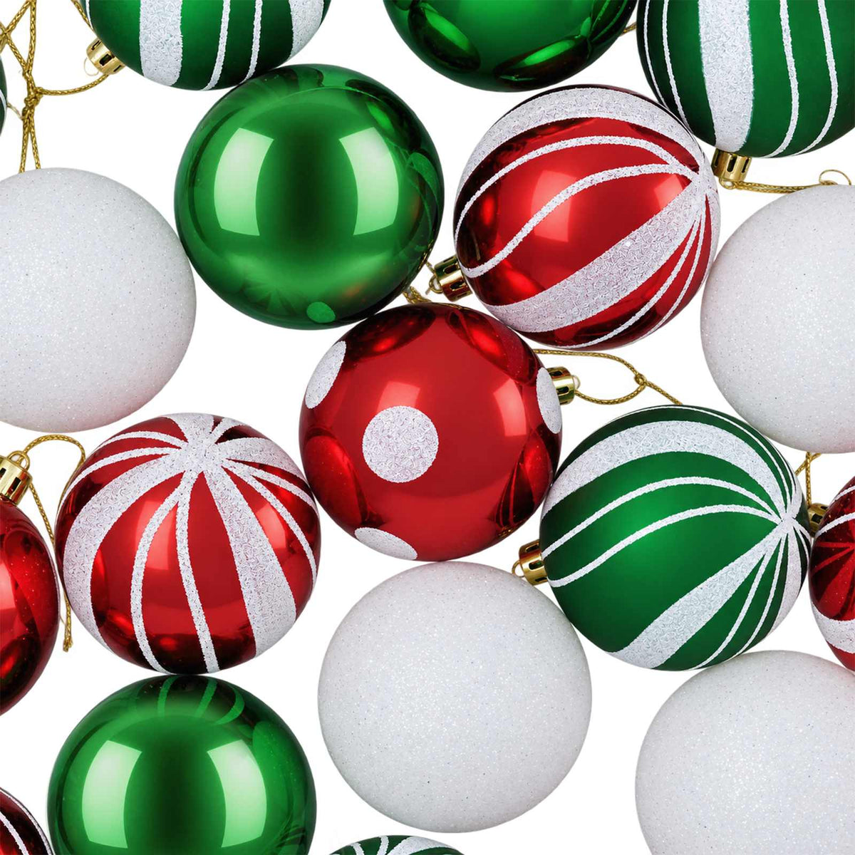 Set di Palline di Natale 30 pz , e Ø 6 cm