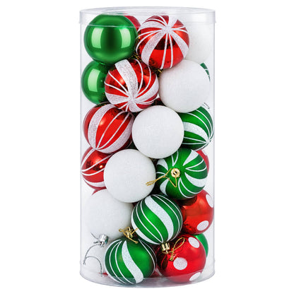 Set di Palline di Natale 30 pz , e Ø 6 cm