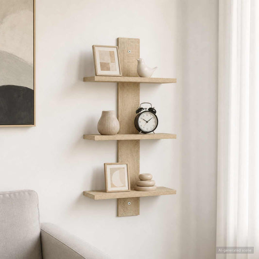 Scaffale da parete Rovere Sonoma 30 x 13.5 x 64.5 cm