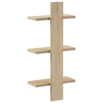 Scaffale da parete Rovere Sonoma 30 x 13.5 x 64.5 cm