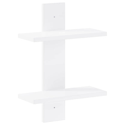 Scaffale da parete Bianco 30 x 13.5 x 43 cm