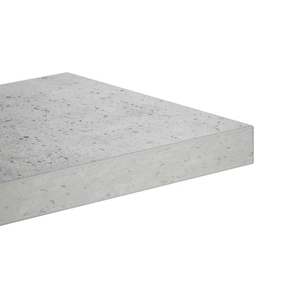 Scaffale da parete Grigio Cemento 30 x 13,5 x 43 cm