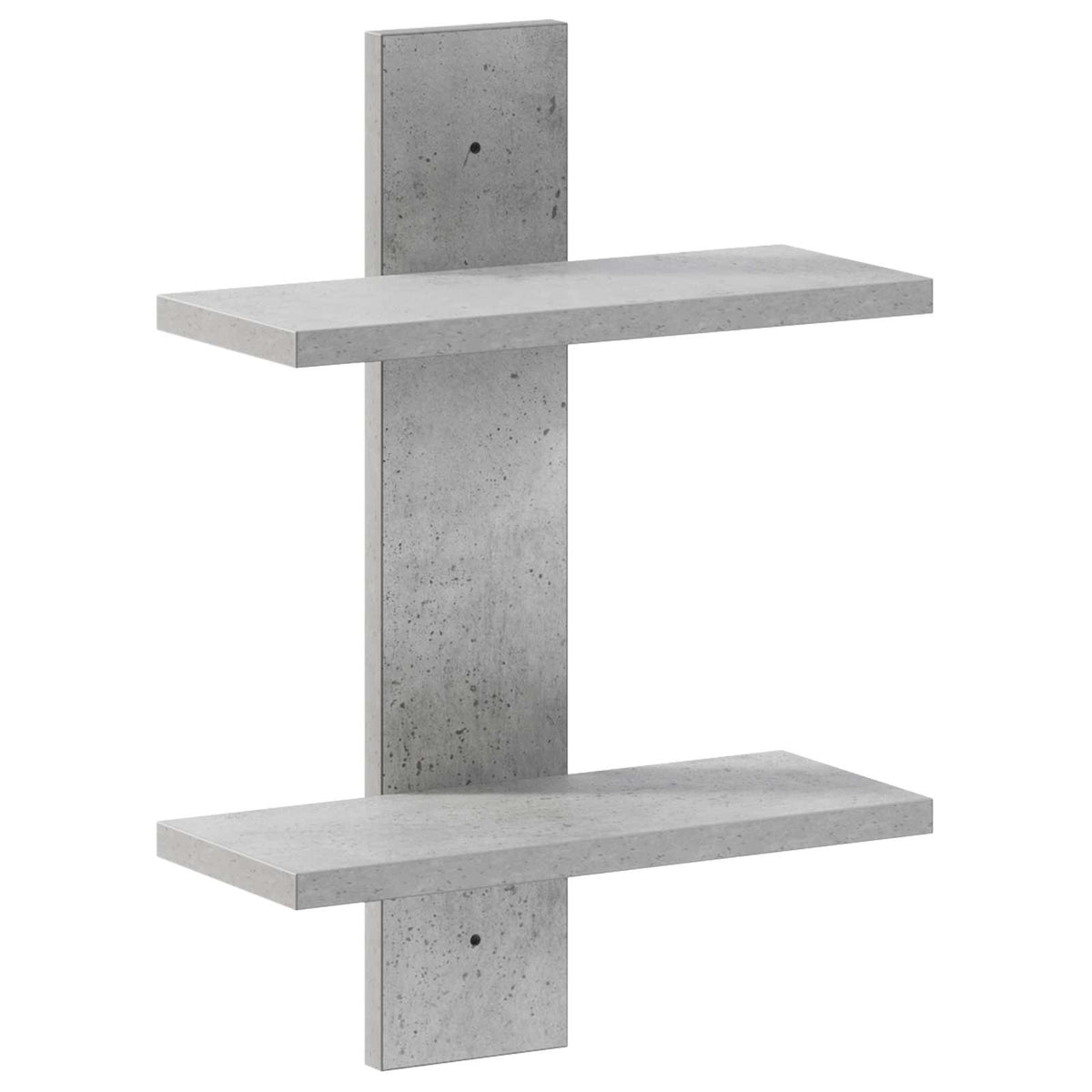 Scaffale da parete Grigio Cemento 30 x 13,5 x 43 cm