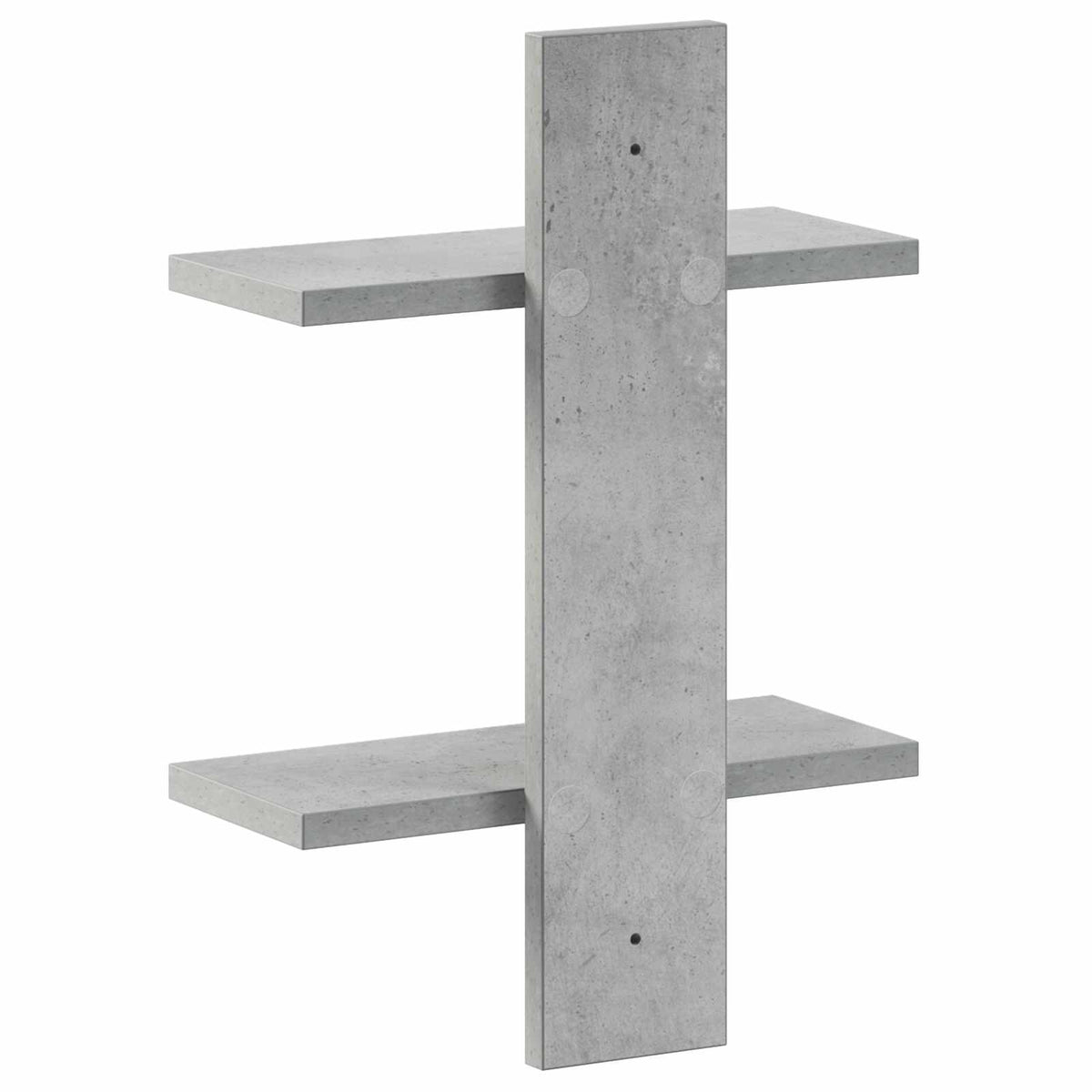Scaffale da parete Grigio Cemento 30 x 13,5 x 43 cm