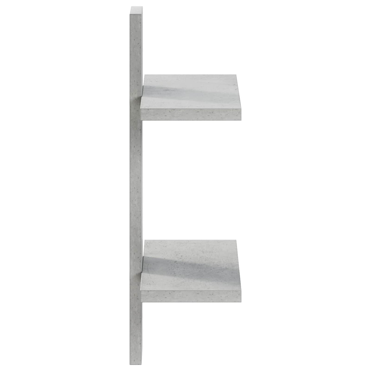 Scaffale da parete Grigio Cemento 30 x 13,5 x 43 cm