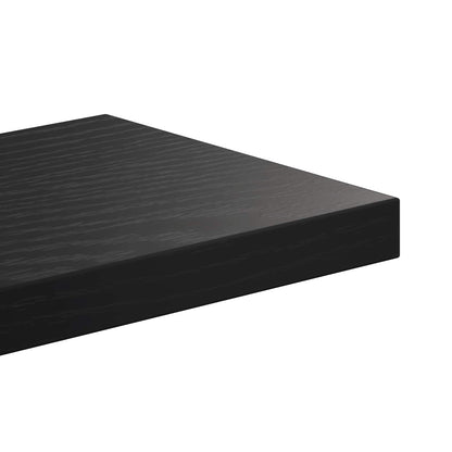 Scaffale da parete Rovere Nero 85 x 13,5 x 73,5 cm