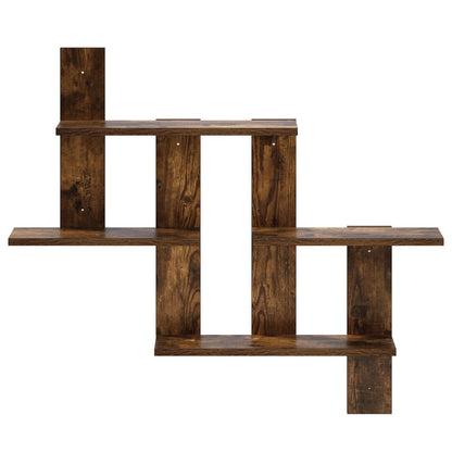 Scaffale da parete Rovere Fumo 85 x 13,5 x 73,5 cm