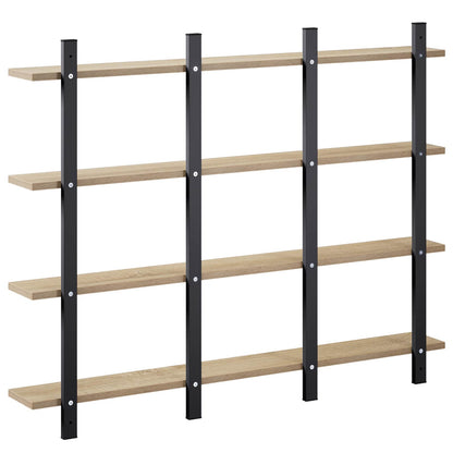 Scaffale da parete Rovere Sonoma 102 x 13.5 x 80 cm | homemem39