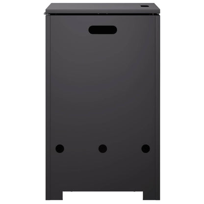 Copribombola per propano 40 x 40 x 66 cm Acciaio Nero