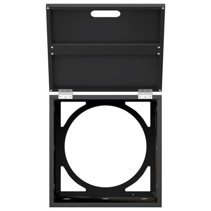Copribombola per propano 40 x 40 x 66 cm Acciaio Nero