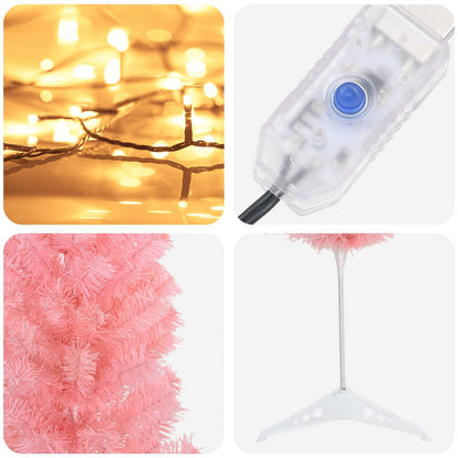 Albero di Natale Artificiale Sottile 150 cm 150 LED | homemem39