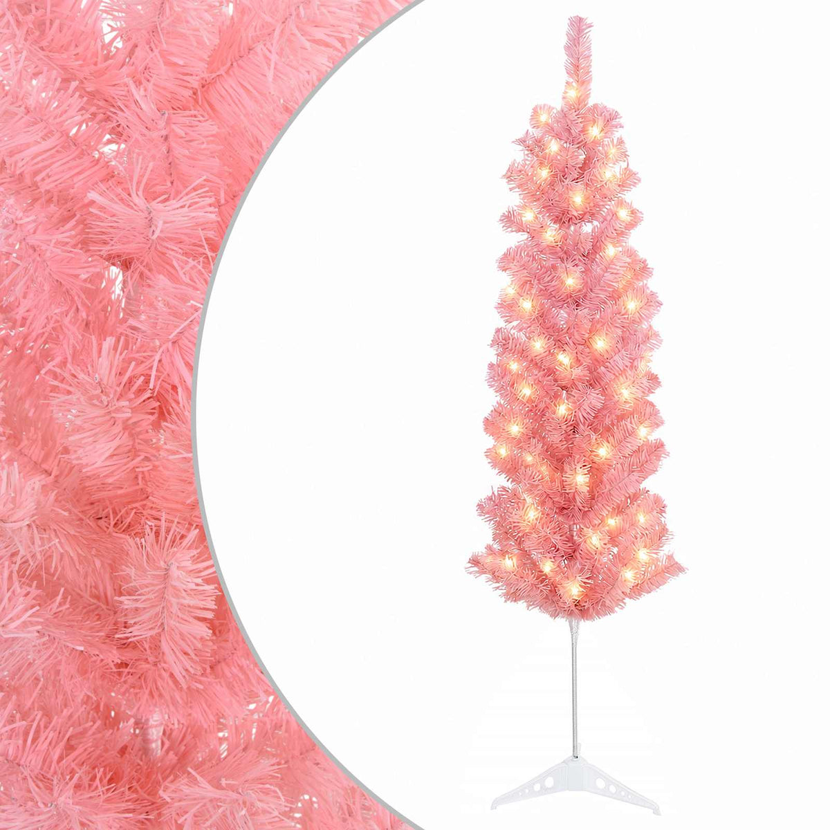 Albero di Natale Artificiale Sottile 150 cm 150 LED | homemem39