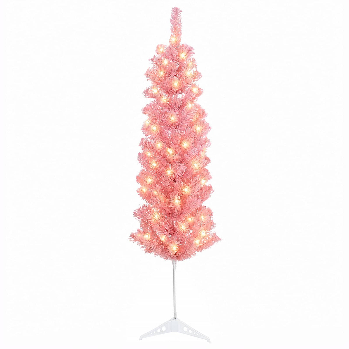 Albero di Natale Artificiale Sottile 150 cm 150 LED | homemem39