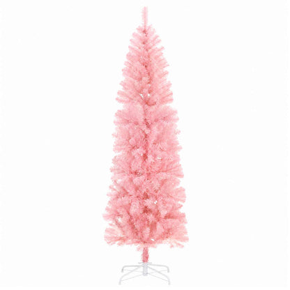 Albero di Natale Artificiale Slim con Palline 180 cm 300 LED