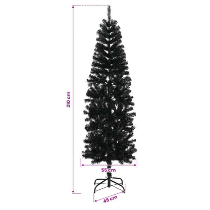 Albero di Natale Artificiale Sottile 210 cm 300 LED