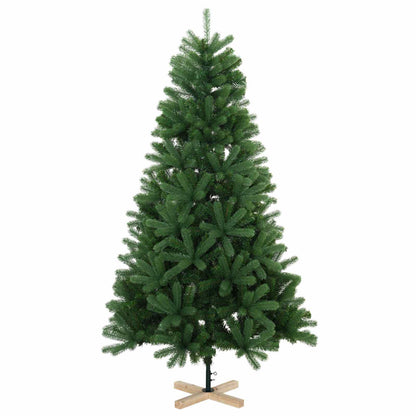 Albero di Natale artificiale 210 cm 300 LED Bianco caldo PVC