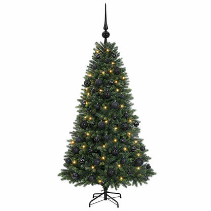 Albero di Natale Artificiale con Palline 150 cm 150 LED | homemem39