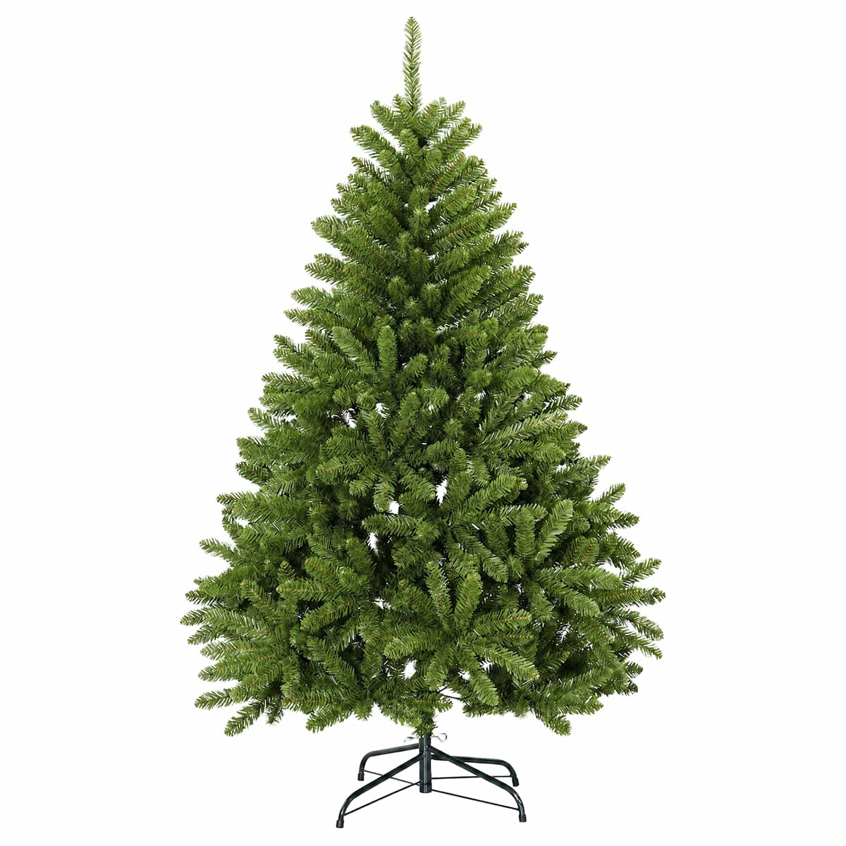 Albero di Natale artificiale verde chiaro con palline 120 cm | homemem39