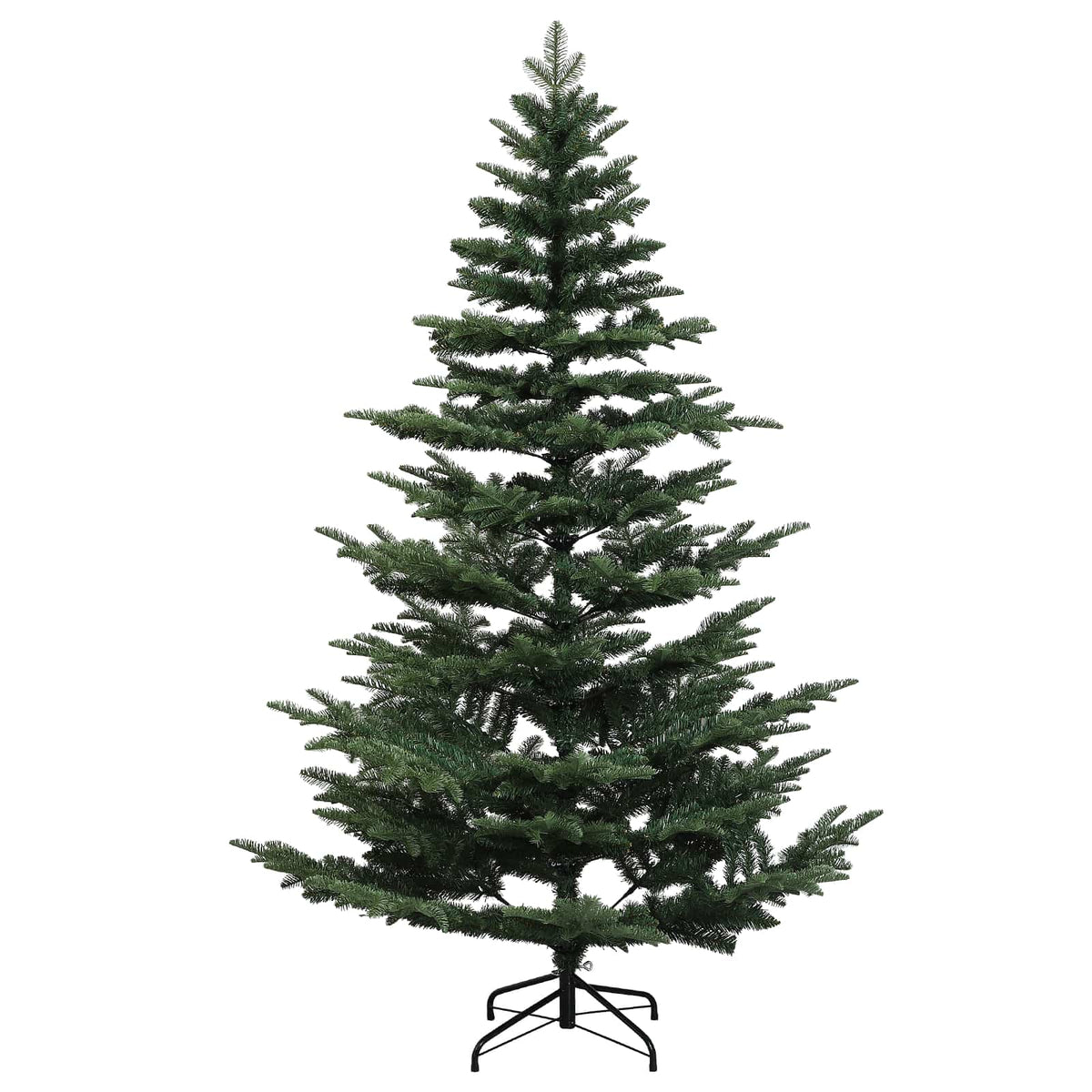 Albero di Natale artificiale con palline 150 cm 150 LED