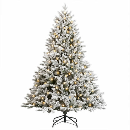 Albero di Natale Artificiale con Rami Pieghevoli 240 cm 300 LED